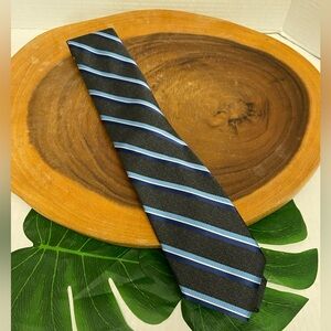 Bespoke Blue Striped Tie